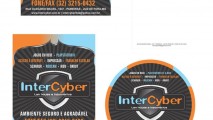 Intercyber – Logo, Banners, Panfletos, Cartão de Visitas e Mouse Pad